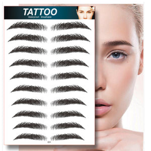 Glamza 4D Eyebrow Tattoos - 10 Pairs Per Sheet – Forever Cosmetics
